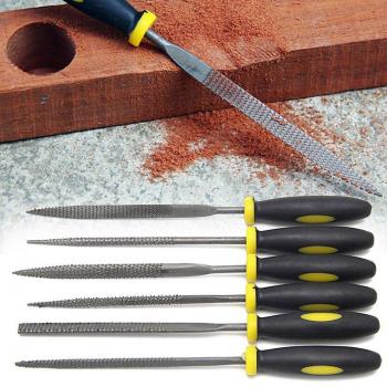 Handwerkliche Mini-Raschel‑Werkzeugbox – 6×140 mm Metall‑Nadel‑Datei