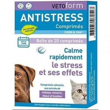 Vetoform Antistress Tablets for Dog and Cat 20 Tablets