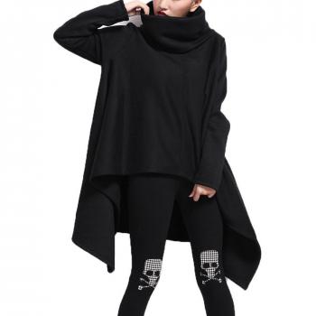 Très Chic Mailanda Damen Sweatshirt Langarm ungleich T-Shirt