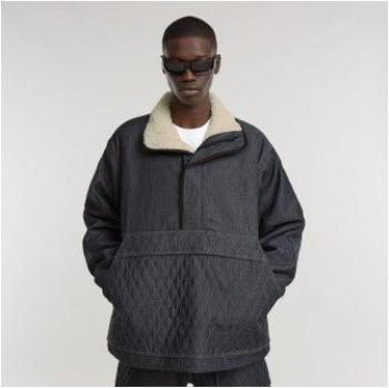 Giacca Padded Shanorak in Denim Sostenibile G-Star Uomo Blu Scuro 2XL