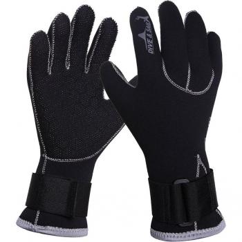 Durable 3mm Neoprene Five-Finger Wetsuit Gloves – Dive Protection