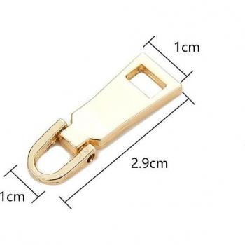 Removable Metal Zipper Head Kit