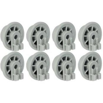 8 Pack of Vhbw Dishwasher Rollers for Profilo - 35 mm Diameter