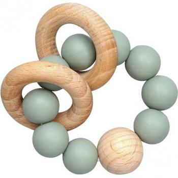 Bracelet de dentition silicone doux et anti‑bouchons