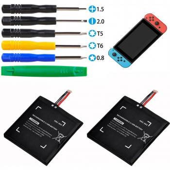 Nintendo Switch Lithium‑Ion Batterien HAC-003 – 2 Packung (3,7 V, 4310 mAh)