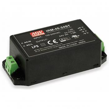 Source de puissance AC/DC Meanwell IRM‑45‑5ST 5 V à 8 A, 40 W encastrée