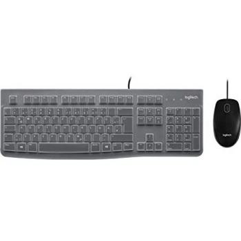Logitech MK120 USB Wired Keyboard and Mouse Set