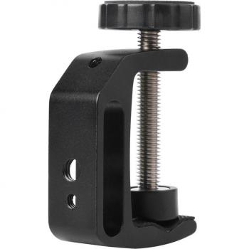 Aluminum Alloy Photography Flash Holder with Desk Clip