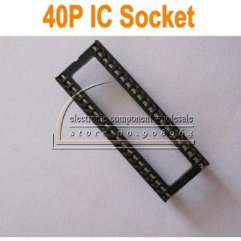 100pcs 40-Pin DIP IC Socket Adapter Wide Body