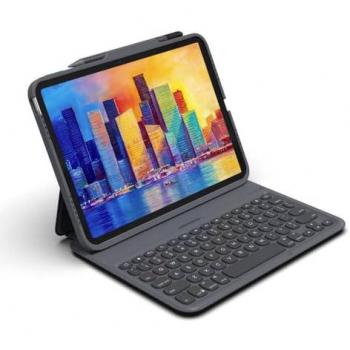 Zagg Pro Keys Tablet-Tastatur mit passender Schwarz‑Hülle für Apple iPad 10.9
