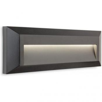 Firstlight Products - Firstlight Shine Outdoor Integrated led Surface Mounted Wall & Step Light, Rectangle, Graphite, IP65