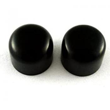 Allparts PK‑0198‑0E0 Ebony Dome Split‑Shaft Knobs