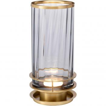 Elstead Lighting Arno Tischlampe, GX53 Gealtertes Messing Rauchig