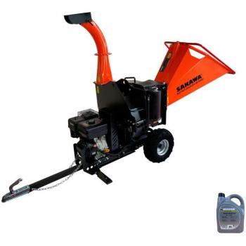 Sakawa Biotrituratore Scoppio BS1600 15 CV con Olio Idraulico