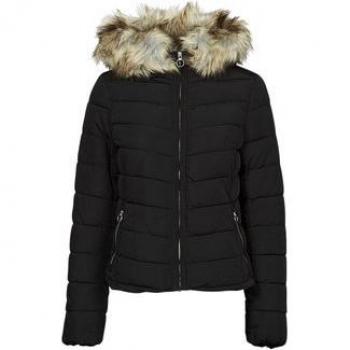 Only Winterjacke - ONLNewellan Quilted Hood Jacket - XS bis L - für Damen - schwarz