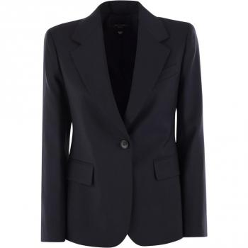 Weekend Max Mara Sakko Lamine Dunkelblau Standard Fit
