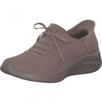 Skechers Ultra Flex 3.0 Damen Sneaker – Dunkelbraun, Textil