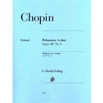 Polonesa Op. 40 nº 1 en La Mayor Militar para Piano (Urtext)