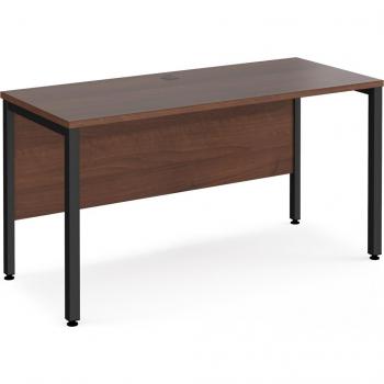 Maestro 25 Black‑Leged Walnut Desk – 1400×600mm