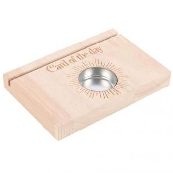Natural Tarot Card Stand & Tealight Holder – One Size