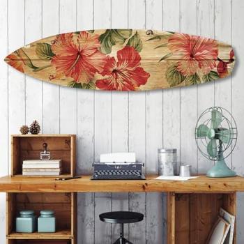 Planche Surf Vintage Décorative Hxadeco