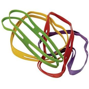 ALCO Gummiband X-Band, Schachtel groß, Schnittbreite: 11 mm, Flachmaß: 150 mm, sortiert (500 g)