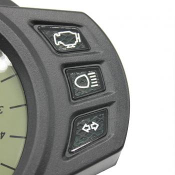 DC 12V LCD Speedometer Odometer Tachometer for Car and Motorcycle with 7 Color Options