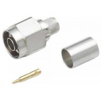 Conector Coaxial Macho RS PRO 50Ω para Soldadura