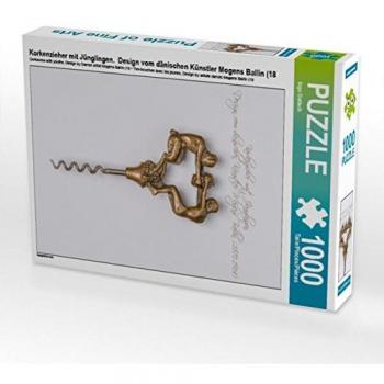 Calvendo Puzzle with Corkscrew and Boys - 48 x 64 cm Puzzle Size