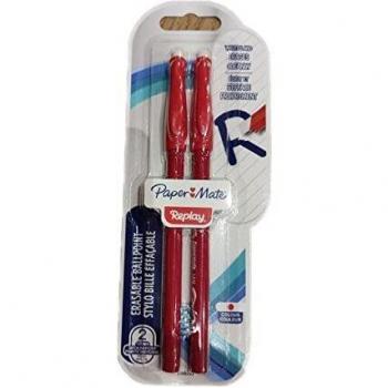 Penna a sfera Replay stick M Rossa. Confezione da 2