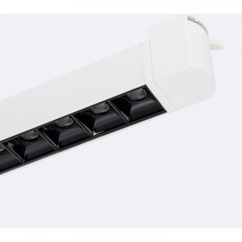 LEDTRI 15W Carril Lineal de Luces Led con VisualConfort UGR13, 3000K Blanco
