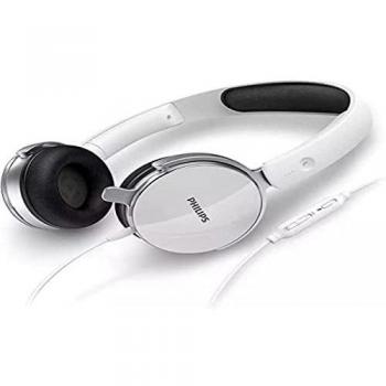 Headset Philips SHM7110U/00 Jack 3.5mm Drivers 40mm Micro Integrado Color Blanco