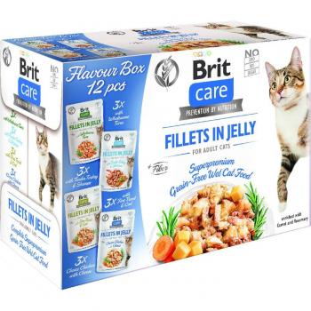 Brit Care Cat Mix Smaków w Galaretce 12x85g