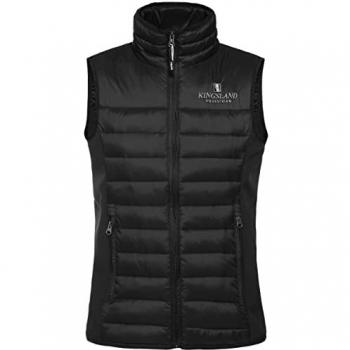 Kingsland Thermoweste Classic Unisex S Black – Schwarzer Rundhalsausschnitt – 2‑Wege-Variante