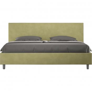 King Size Letto Adele 190x200 Verde con Rete Tè