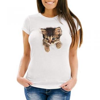 Katzenzauber Print-Shirt für Frauen