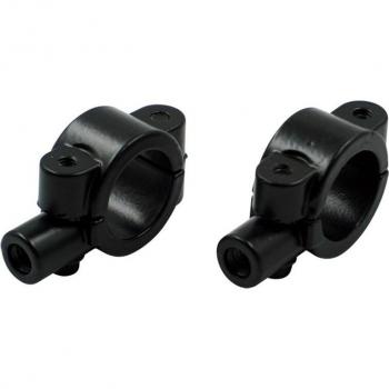 Motorcycle Mirror Mount Holders Bracket Clamp for 25mm & 22mm Bars, M10 & M8, 1 Pair