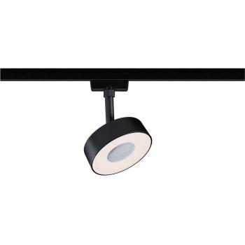 LED URail Schienenspot Circle in Schwarz-matt 5W 160lm 3000K 3-Step-Dim