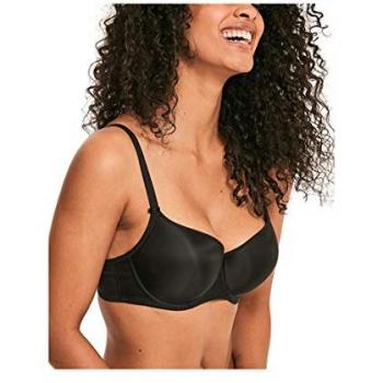 Fantasie Women's Smoothing Moulded T-Shirt Bra in Black, Cotton, Size 32DD