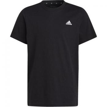 Adidas T-Shirt Essentials Small Logo Cotton T-Shirt HR6397 Schwarz Regular Fit