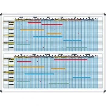 Ultradex Jahresplaner Silber 120x90 cm