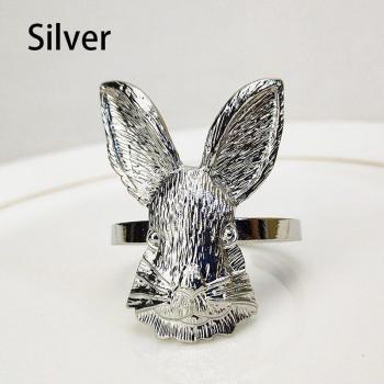 Metall Serviettenhalter Kaninchen Design
