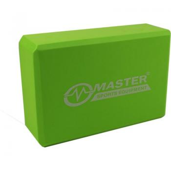 Blocco da yoga Master Sport colore verde (23 × 15 × 7,5 cm) 1 pz