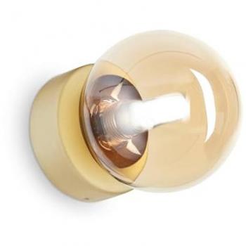 Ideal Lux Perlage Brass Wall Light