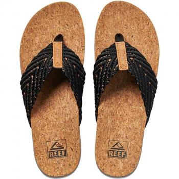 Chanclas Reef Cushion Strand mujer negro beige - 36