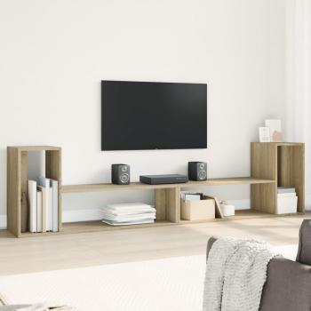 Tv Cabinets 2 pcs Sonoma Oak 100x30x50 cm Engineered Wood Vidaxl