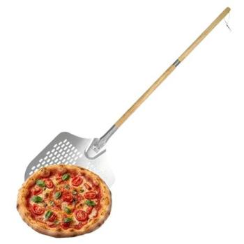 Pala Pizza Regolabile Relaxdays in Legno & Inox