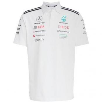 Adidas Mercedes F1 Polo - Herren - Weiß - XXXL