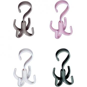360 Degree Rotating Clothes Hanger with 4 Hooks