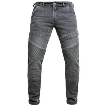 Jean moto John Doe Rebel Mono gris 32/34 pour hommes